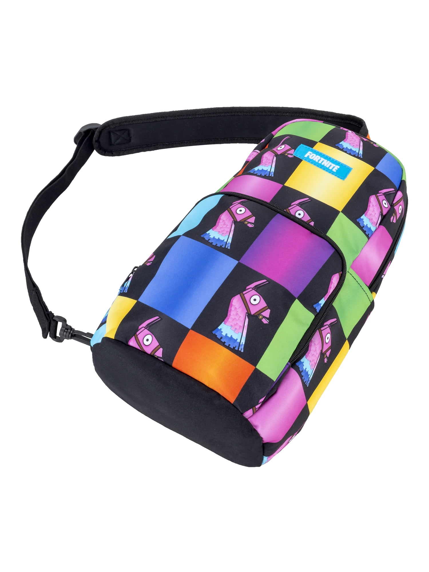 FORTNITE Official Backpack Colorful Plaid Unisex School Bag