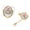 White, variant on NFTIGB Silicone Baby Pacifier BPA Free Rhinestone Design Infant Soother for 6 to 18 Months Old Newborns, Wide-Neck Anti-Colic Vent Breast-Like Soft M Size, White (2.75 inches / 7 cm)