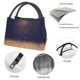 thumbnail image 4 of Disketp Gold Black Glitter Bolsa Térmica Estampada, Bolsa Térmica Aislante para Almuerzo, Playa y Campamento, 4 of 6