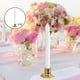 thumbnail image 3 of Cónicas Sin Llama LED, 6 Piezas de de Ventana con Pilas Parpadeantes, Candelabros Eléctricos, para Fiestas , Regalos de Decor dorado BLESIY Lámpara de vela eléctrica, 3 of 7