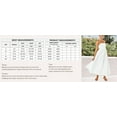 thumbnail image 4 of utcoco Women's Summer Striped A Line Long Dress Back Smocked Maxi Dresses, 4 of 4