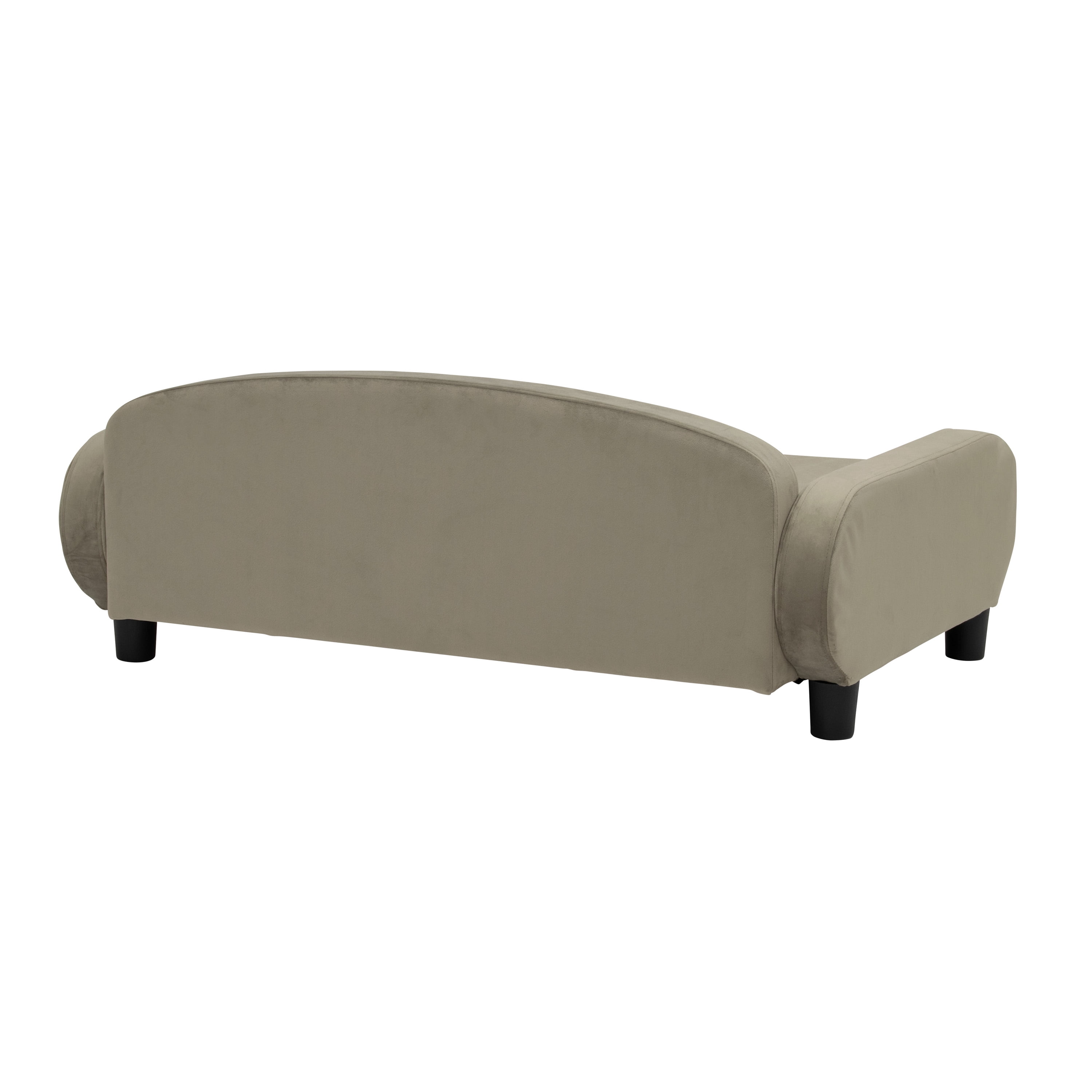 Paws & Purrs Multi-Cat Sofa Bed – 41.5″ Wide Elevated Pet Couch with 3″ Foam Mattress, Removable Machine-Washable Cover – Stylish Indoor Pet Furniture for Two or More Cats and Dogs, Ash