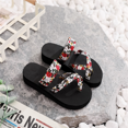 thumbnail image 4 of Zapatillas de verano para mujer, chanclas, zapatillas informales, sandalias planas, zapatos de playa con punta abierta, zapatillas de mujer 2024, zapatillas deslizantes para mujer, 4 of 5
