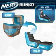 Nerf Bunkr Battle Switch- Chair and Bunker Duo, Perfect for Gaming and Indoor Nerf War Battlefield