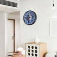 thumbnail image 6 of Indoor 12' Voice-Activated Luminous Decoration Wall Clock With LED Night Light Rabbit, 6 of 8