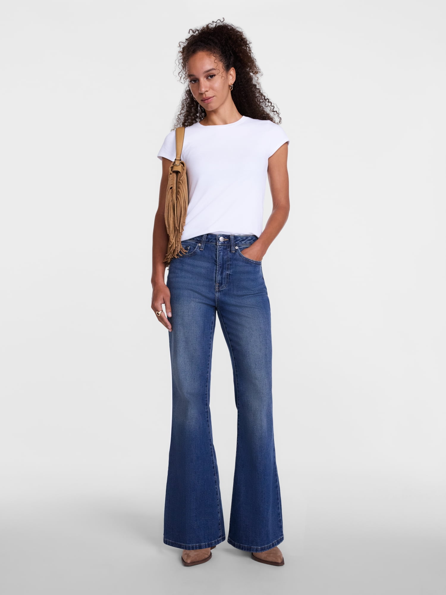 Scenario Women's and Women's Plus Tee with Short Cap Sleeves, Sizes XS-4X