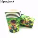 thumbnail image 5 of Decoración de fiesta de cumpleaños temática Ben 10, vajilla desechable con patrón Ben, platos de papel, vasos, banderas, suministros para fiesta de bebé, 5 of 5