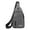Gray1, variant on Ohmyroo Men's Chest Bag, Versatile Shoulder Sling Pack for Casual Use, Running, and Sports, Multifunctional Lightweight Crossbody Bag with Multiple Compartments