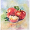 thumbnail image 2 of Atelier B Art Studio 12x12 White Modern Wood Framed Museum Art Print Titled - Succulent Apples, 2 of 4