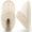 Beige, variant on Ecetana Womens Slipper with Memory Foam Fluffy Soft Warm Slip On House Shoes