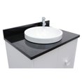 thumbnail image 4 of Bellaterra Home 31" Single vanity in White finish top with Black galaxy and round sink, 4 of 9