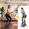 thumbnail image 2 of Leumius Rock Stepper for Exercise,Side-to-Side Stepper Machine with Resistance Bands & Digital Display,Foldable Mini Stepper for Home Workout,Black, 2 of 8