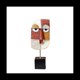 thumbnail image 1 of Estatuas Hechas A Mano Escultura Abstracta de Resina para DecoracióN del Hogar , Estante para Libros, DecoracióN de Soporte para TV, DecoracióN de Sala de Estar, 22X8,5 Cm, 1 of 8