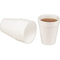 thumbnail image 2 of Dart Insulated Disposable Foam Cups, 8 oz, White, 1000 Count, 2 of 6