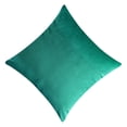 thumbnail image 4 of Funda de almohada de terciopelo cuadrado con forma de almohada, color sólido, decoración de sofá, funda de almohada, verde claro sidaley HA003042-01, 4 of 6
