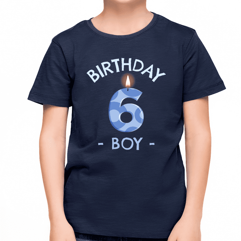 6 year old cheap boy birthday shirt