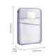 thumbnail image 4 of Organizador De Documentos A4, Bolsa Transparente Para Archivos, Clasificador De Tareas De Malla, Porta Exámenes Portátil, Apertura Vertical, Almacenamiento De Tres Compartimentos, 4 of 7