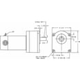thumbnail image 3 of DC Gearmotor,61 rpm,90V,TENV 1LPX9, 3 of 3