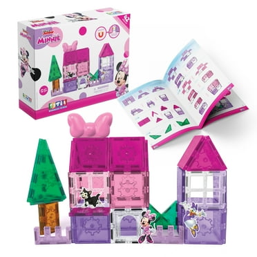 Tytan Toys Disney Junior Minnie Magnetic Tiles for Kids, 42 Pieces