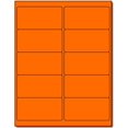 thumbnail image 1 of shiyou-Fluorescent Mailing Labels - 4" x 2" Orange - 10 Per Sheet - Bright Neon Color Address Stickers for High Visibility - Inkjet/Laser - 25 Sheets / 250 Labels, 1 of 4