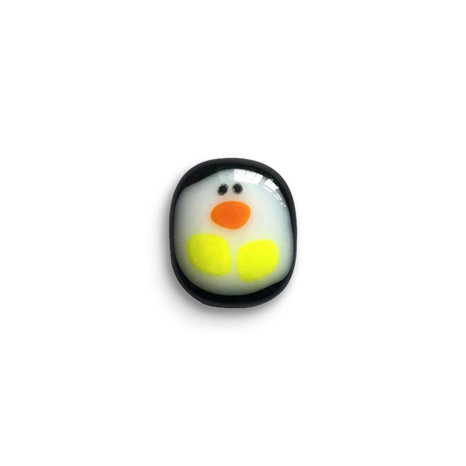 TOYMIS Mini Animal Pocket Hug Penguin, Cute Glass a Little Pocket Penguin  Hug Me with Encouraging Greeting Card Mini Penguin Toy Ornament Decoration