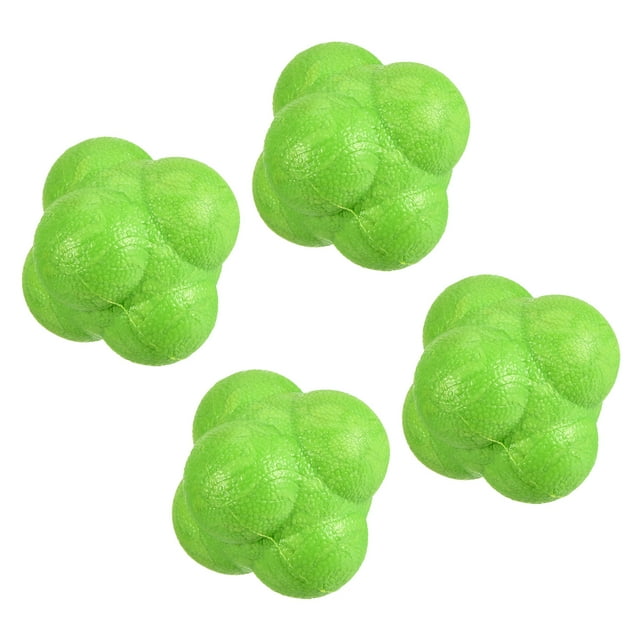 Unique Bargains Rebond Réaction Balles Coordination Formation Balle Agilité Trainer TPR, Vert 4 Pack