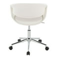 thumbnail image 6 of LumiSource Curvo Upholstered 5-Star Task Chair, 6 of 8