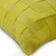 thumbnail image 2 of Funda de cojín de 45 x 45 cm (18 x 18 pulgadas), color amarillo, diseño de diseño, con textura de pliegues, cuadrada, de seda, para sofá, color sólido - Camino de Ladrillos Amarillos, 2 of 3