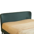 thumbnail image 2 of HomeRoots 473282 Teal Green Modern Wingback Full Bed Frame, 2 of 8