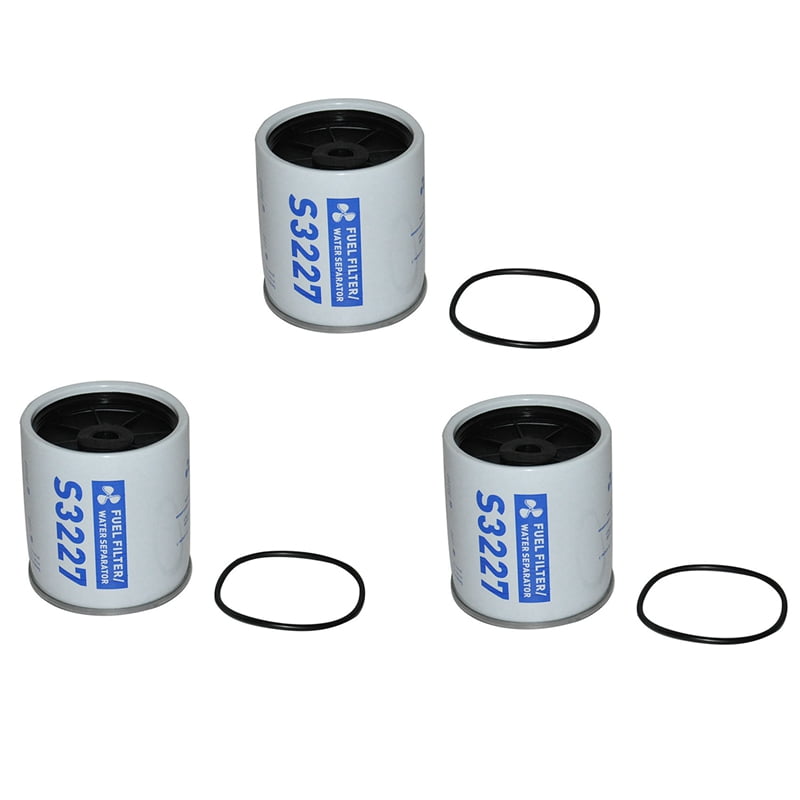 3X S3227 Outboard Marine Fuel Filter Fuel Water Separator Filter