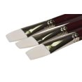 thumbnail image 3 of Pinceles para pintar Sax Optimium White Taklon Flat, tamaño 10 (paquete de 3), 3 of 3