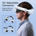 thumbnail image 5 of ALPHA DIGITAL Head Strap with 6000mAh Battery, for Quest 3, Extends 4Hrs, Fast Charging, Elite Strap Replacement for Enhanced Comfort, Adjustable, VR Accessories, Safety Protection, 5 of 5