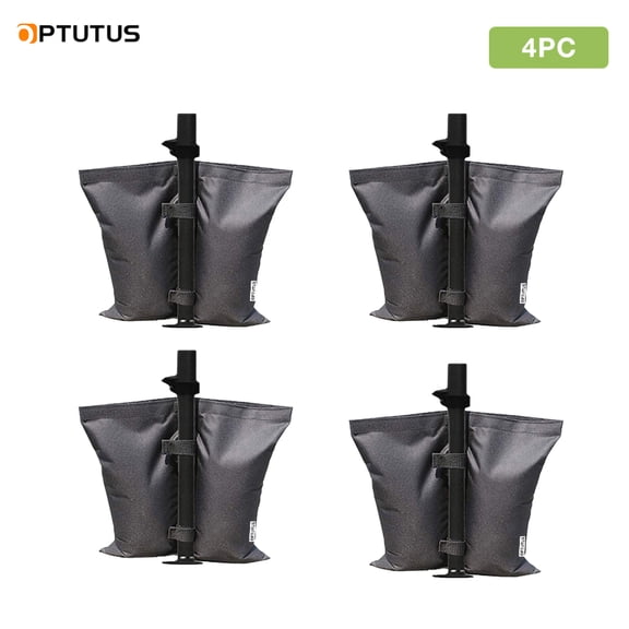 Sandbag Weight Bags 4-Pack for Canopy, Tent & Umbrella Base – Heavy-Duty Canopy Weights, Outdoor Gazebo Weight Bags, 16×13 in