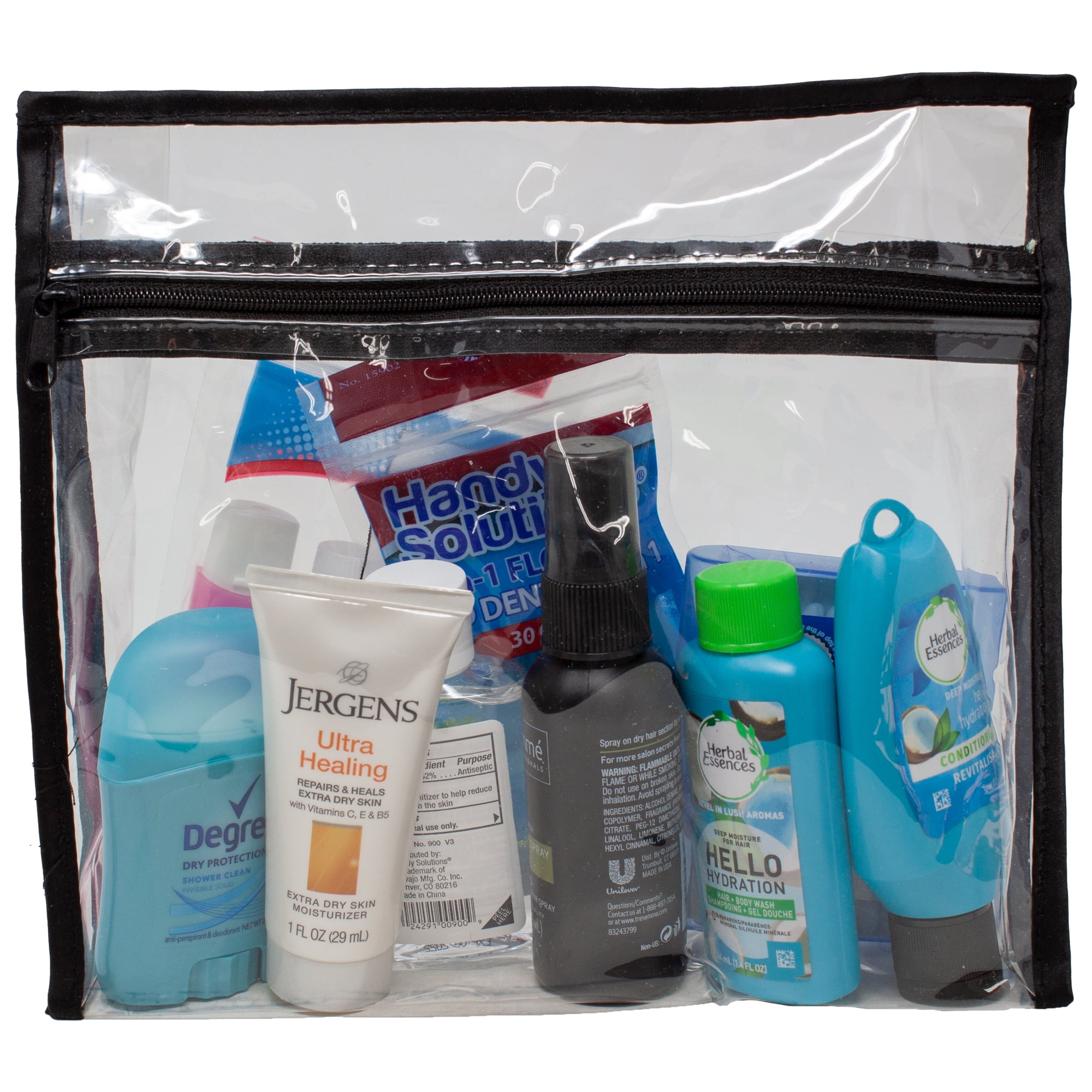 travel size toiletry kits