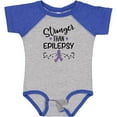 thumbnail image 3 of Inktastic Epilepsy Awareness Ribbon Support Walk Girls Baby Bodysuit, 3 of 5