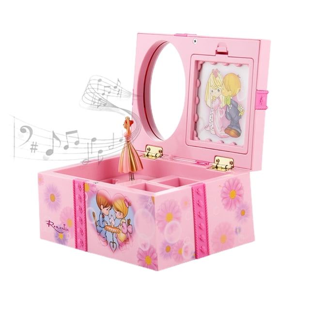 Musical Para Niñas Princesa Bailando Con Música Con Bonitos Nudos De Lazo Pintura Para Niña Cumpleaños Regalo De Navidad Minnieouse HA039294-00