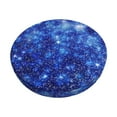 thumbnail image 2 of Lsque Blurred Star Snow Christmas Round Bar chair cushion covers Velvet Fabric Premium Comfort Protects from Scratches and Stains for 14-17 Inch Chair- 13 inch, 2 of 7