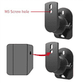 thumbnail image 3 of 4PCS Speaker Mount Wall Bracket Stand Surround Holder Adjustable Swivel and Tilt Angle Rotation, 3 of 8