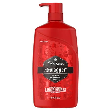 Old Spice Hydrating Body Wash - Old Spice Red Zone Swagger Scent Body Wash for Men, 30 fl oz
