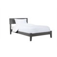 thumbnail image 4 of Twin Bed Coastal Craftsman Style Grey - HomeStock Traditional Platform Bed Frame with Open Footboard, 4 of 8