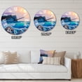 thumbnail image 4 of Designart 1 in Coastal Wall Clock, 4 of 5