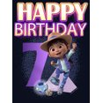 thumbnail image 2 of Girl's Ridley Jones Ridley 7th Birthday  Graphic Tee Navy Blue Small, 2 of 4