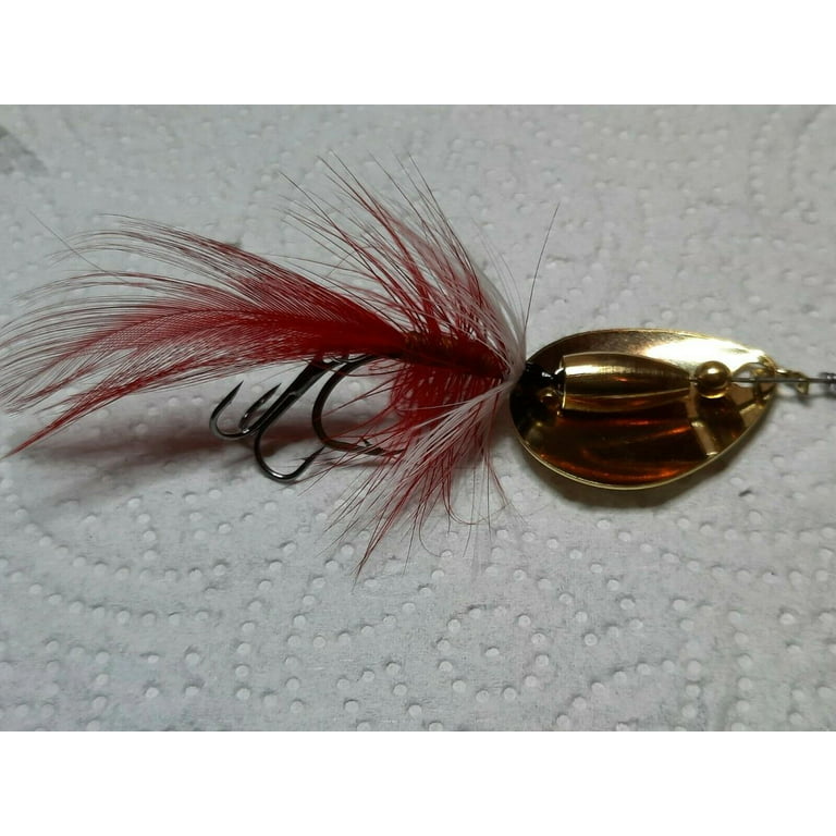 3 Trout spinners 1/4 oz inline small mouth bait 1/4 oz inline
