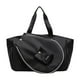 thumbnail image 1 of Bolsa de tenis de lona, ​​bolso de mano, fácil de limpiar, para viajes, elegante, multiusos, grande. negro, 1 of 9