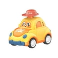 thumbnail image 4 of Juguete de coche Push and Go CUTICAT vehículo de juego infantil amarillo, 4 of 8