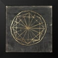 thumbnail image 2 of Wilson, Aimee 12x12 Black Modern Framed Museum Art Print Titled - Golden Wheel I, 2 of 5