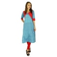 thumbnail image 3 of Phagun Bollywood Indian Designer Kurta Women Ethnic Kurti Cotton Tunic Dress, 3 of 5
