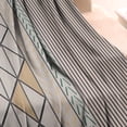 thumbnail image 3 of Beige Geometric Triangle Stripe Pattern Blanket,Comfortable Soft Flannel Throw Blanket,All Season,Warm Lightweight Blankets for Sofa Bed Couch Living Room Chair,30"x40", 3 of 4