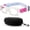 Clear/Pink, variant on BLUE CUT Youth/Teen Sports Goggles for Basketball Soccer & Pickleball-Protective Eyewear for Boys&Girls, Black