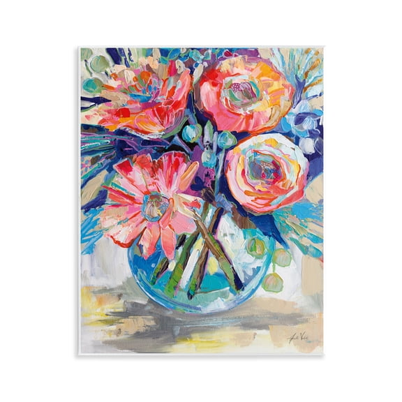 Stupell Industries Harpers Bouquet Flowers Plants & Flowers Painting Unframed Art Print Wall Art, 11 x 14